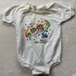 Y2K Baby Onesie NASCAR x M&M Candies Racing Team